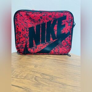 Nike Red and Black lunch box